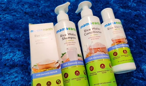 Mamaearth Rice Water Shampoo and Conditioner Review